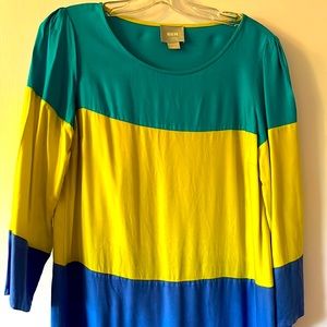 Anthropologie colorblock tunic